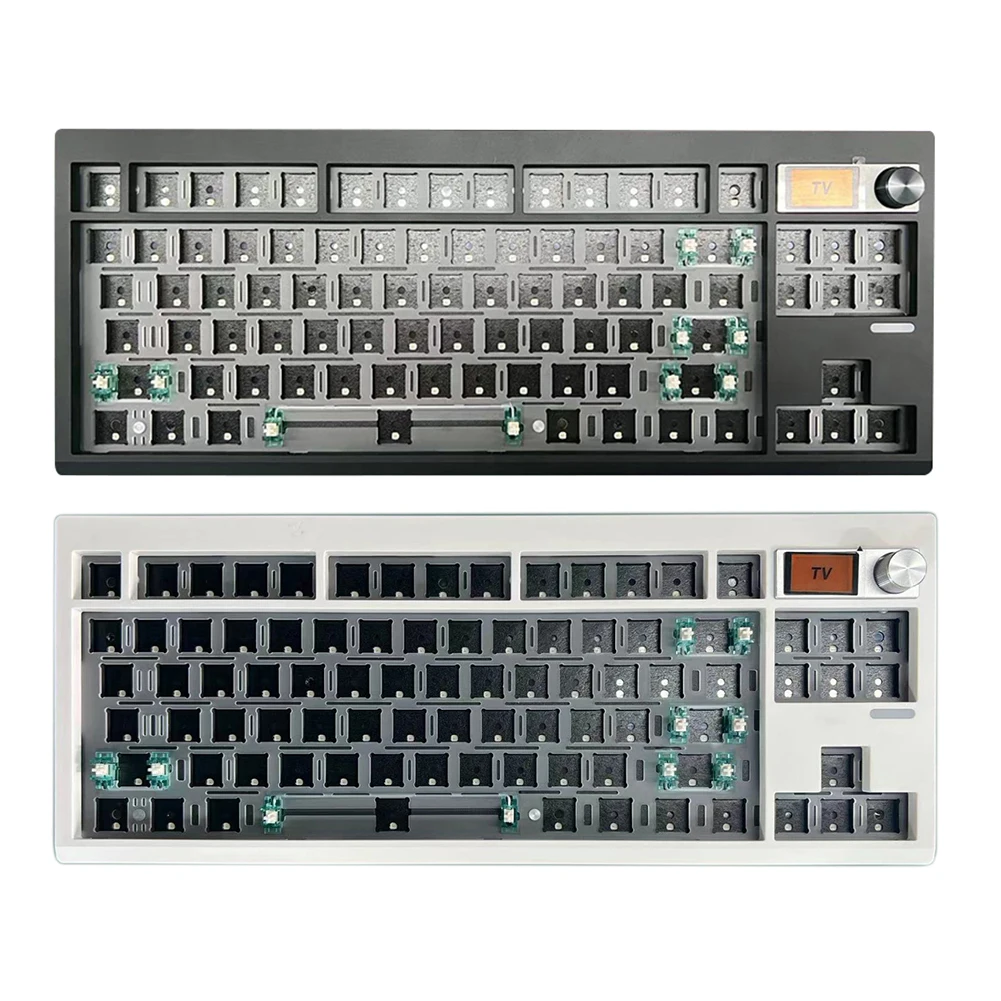GMK87 GMK67 Комплект механической клавиатуры Эргономичная клавиатура 87Keys Hotswap 3 режима, Совместимый с Bluetooth / 2,4 ГГц/ Type-C для Win/ Mac Изображение 2