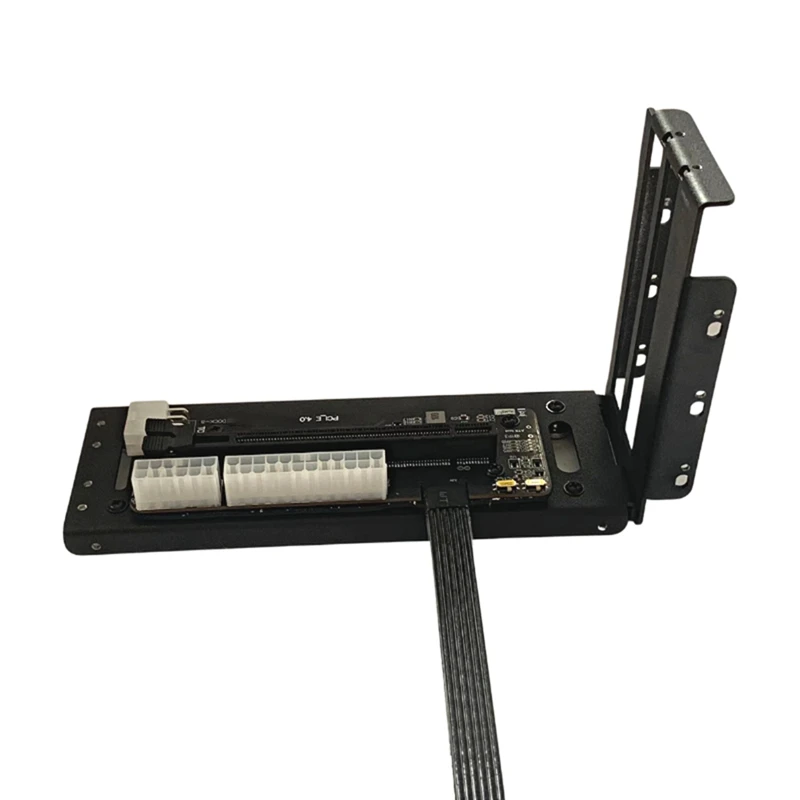 HOT-R43SG 4.0 Портативный ПК M.2 Key M Nvme Внешняя Видеокарта GPU Металлический Кронштейн Pcie 4.0 X4 Riser Adapter EGPU ITX STX Изображение 2