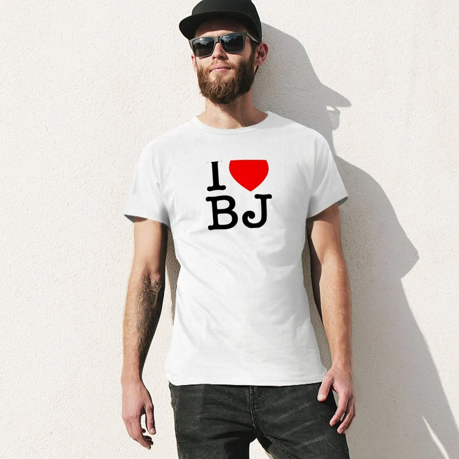 I Heart BJ (Бенин) футболки, топы, одежда в стиле хиппи, модные футболки в корейском стиле для мужчин Изображение 2