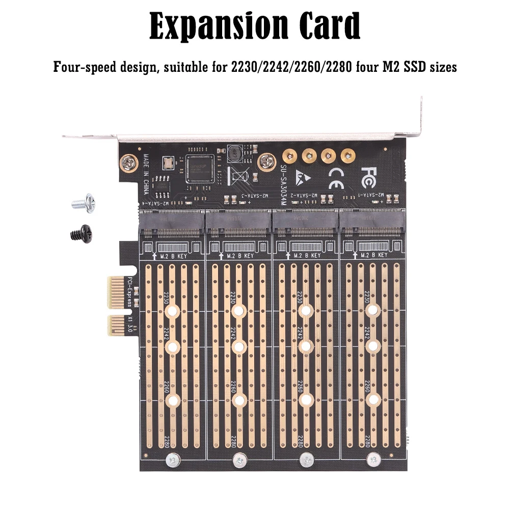 SA3034M NVME M.2 к PCI-E 1x Замена карты Адаптера для M-Key NVME/B-Key SATA Extend Board Компьютерные Аксессуары Изображение 2