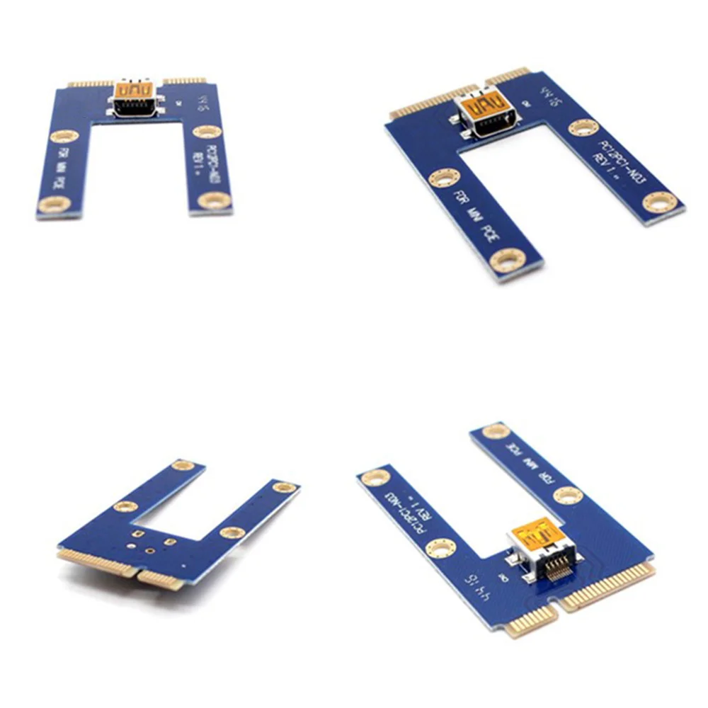 USB 3.0 Mini PCI-E к PCIe PCI Express от 1X до 16X Удлинитель Riser Card Адаптер-Удлинитель для Майнинга Bitcoin Miner Изображение 2