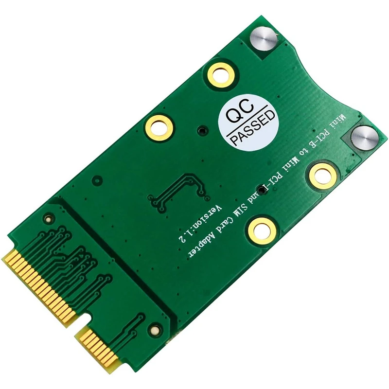 Адаптер Mini Pci-E со слотом для sim-карты, подходит для 3G / 4G, Wwan Lte, GPS-карты (держатель Sim-карты откидного типа) Изображение 2