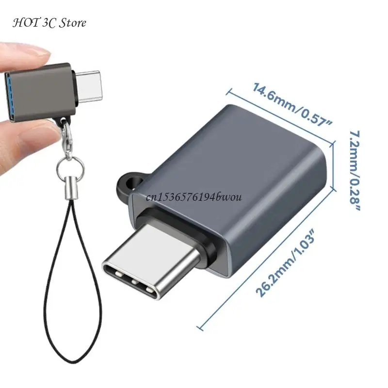 Адаптер USB C-USB 3,2 10 Гбит /с Адаптер USB-USB C от мужчины к USB 3,2 Женский конвертер USB 3,2 Type C OTG для ПК Изображение 2