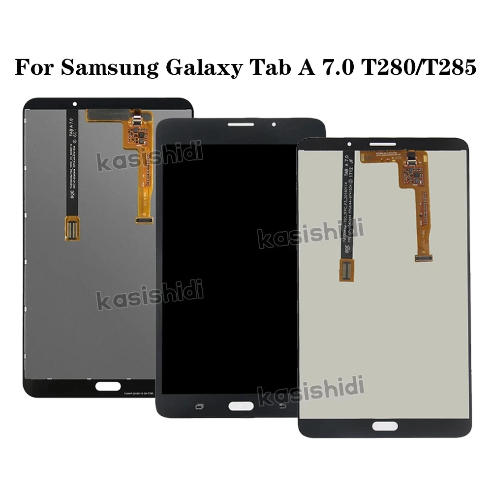 ЖК-дисплей для Samsung Galaxy Tab A 7.0 2016 SM-T280 ЖК-дисплей с сенсорным экраном Дигитайзер В сборе Для замены ЖК-дисплея T285 100% Протестирован Изображение 2