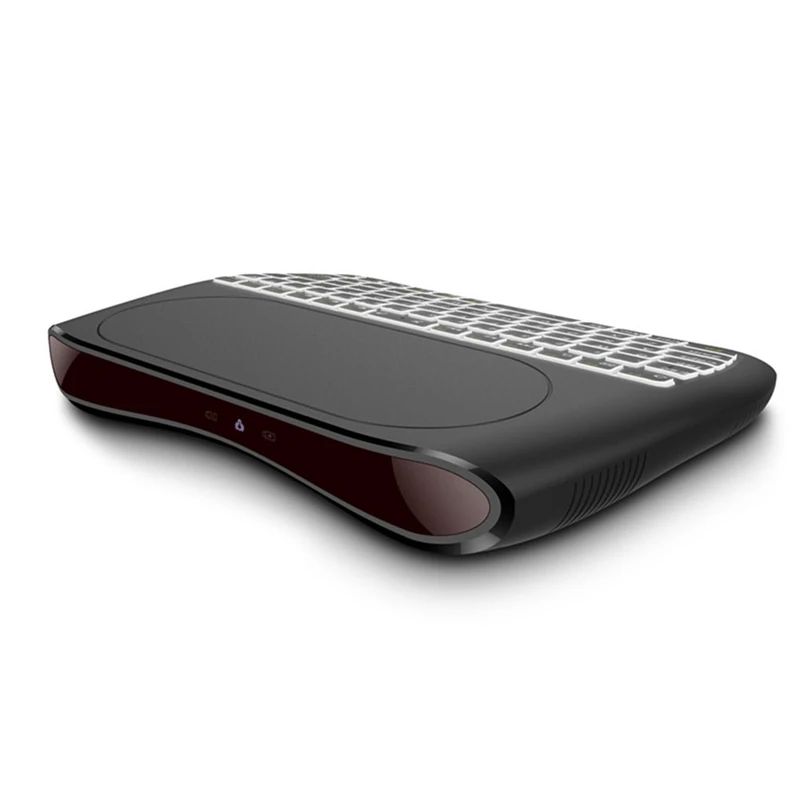 Клавиатура Bluetooth с подсветкой D8 Super English 2.4G Беспроводная Мини-клавиатура Air Mouse с сенсорной панелью для TV BOX Изображение 2