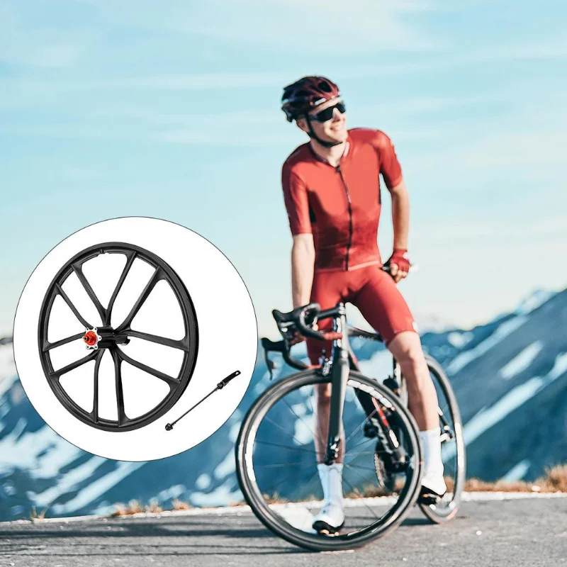 Колесная пара Fixie Складной велосипед Колесная пара 20-дюймовых встроенных колес Mountainbily Замена алюминиевой рамы Компоненты велосипеда WRXYH Изображение 2