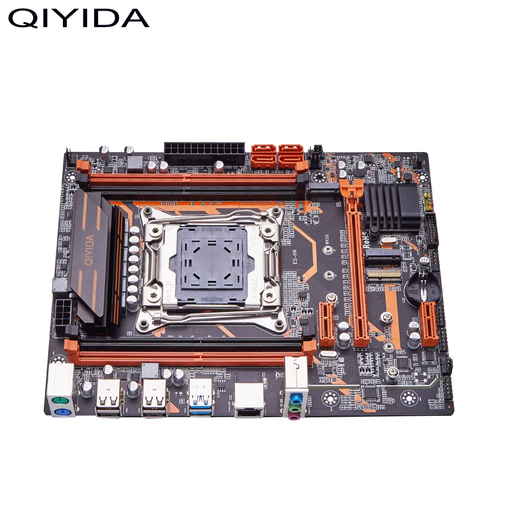 Комплект материнской платы Qiyida X99 LGA2011-3 E5 2620V3 2шт * 8 гб = 16 ГБ 3200 МГц DDR4 4 канала SATA 3.0 nvme M.2 Изображение 2