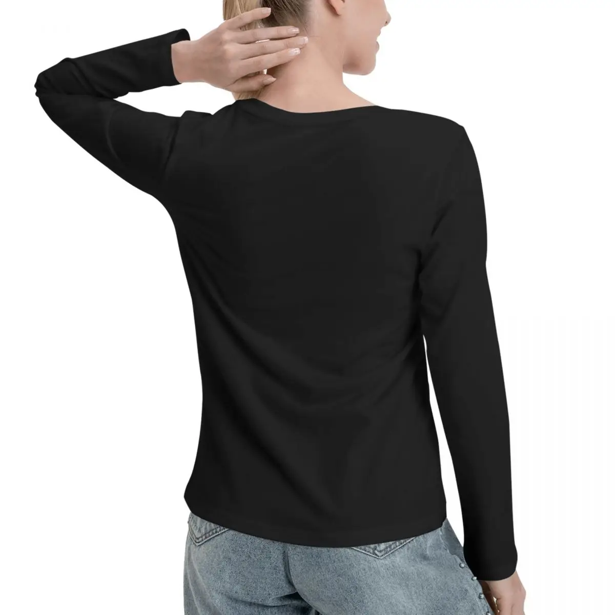 Корейские футболки с длинным рукавом Finger Heart Kpop, забавная футболка, милая одежда, модная женская блузка 2023 года Изображение 2