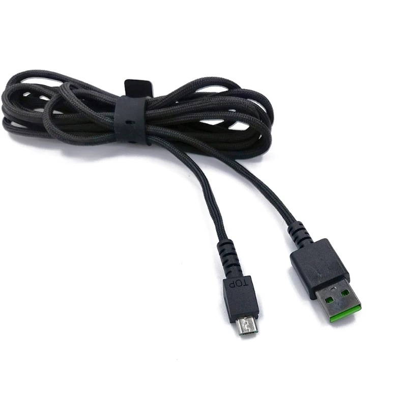 Линия USB-мышей, кабель USB-мыши длиной 2 м, запасные части для ремонта черного провода для игровой мыши Razer Изображение 2