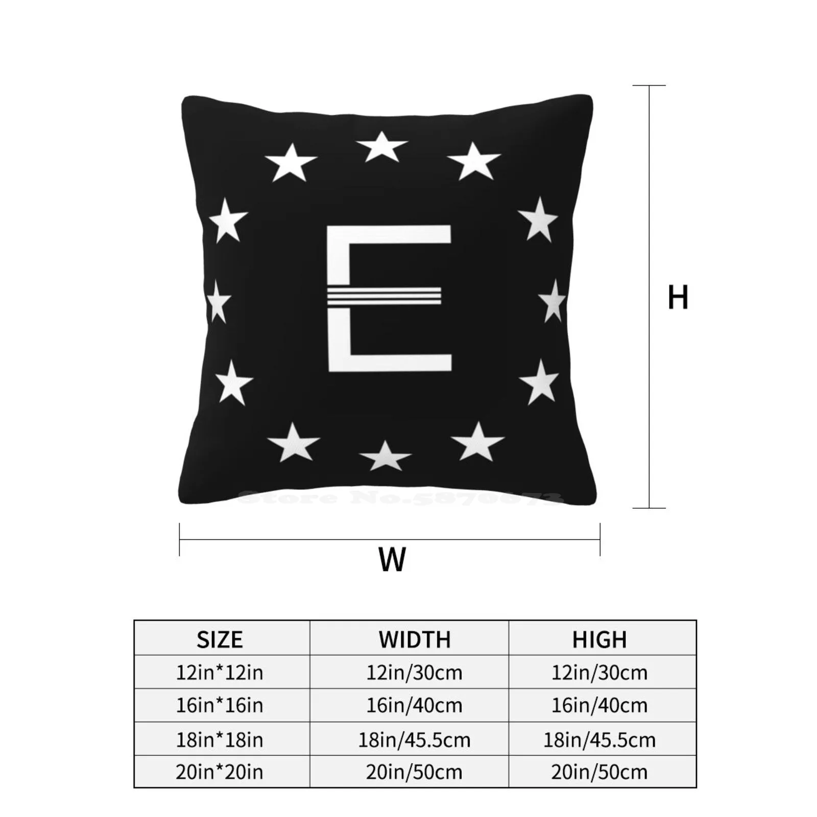 Модный чехол для подушки с логотипом Enclave Star, наволочка, флаг Enclave New Vegas, 3 4 76 Tec Изображение 2