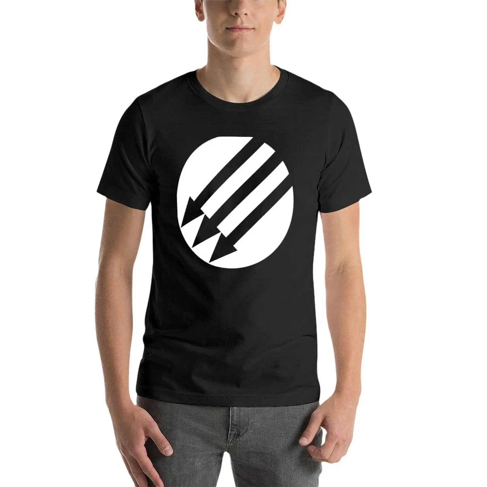 Новая антифашистская олдскульная футболка с тремя стрелами, футболка с коротким рукавом для мальчиков, мужские футболки с графическим рисунком Изображение 2