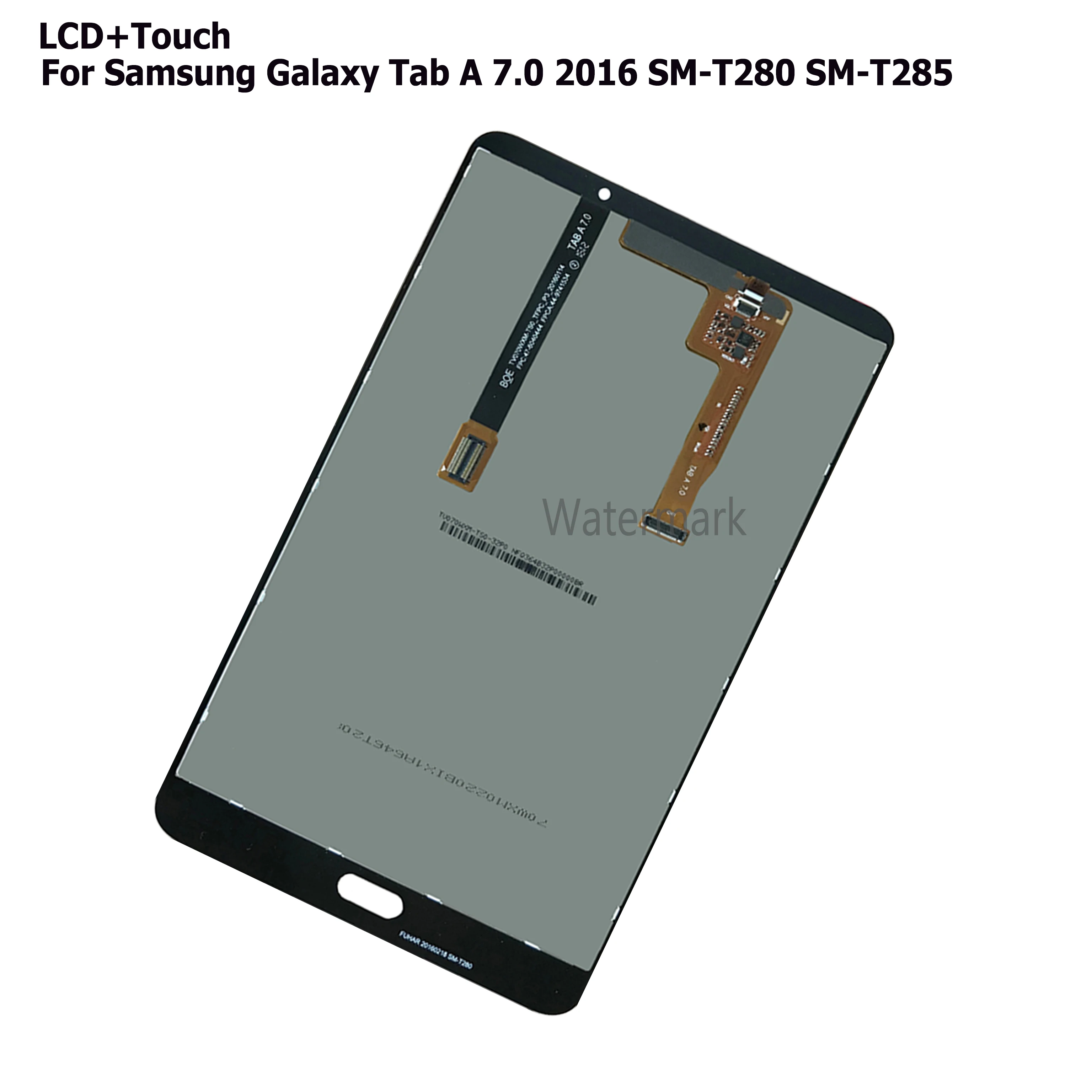 Оптовая продажа 5 шт. Для Samsung Galaxy Tab A 7.0 2016 SM-T280 SM-T285 T280 T285 WIFI 3G ЖК-дисплей С Сенсорным Экраном В сборе Заменить Изображение 2