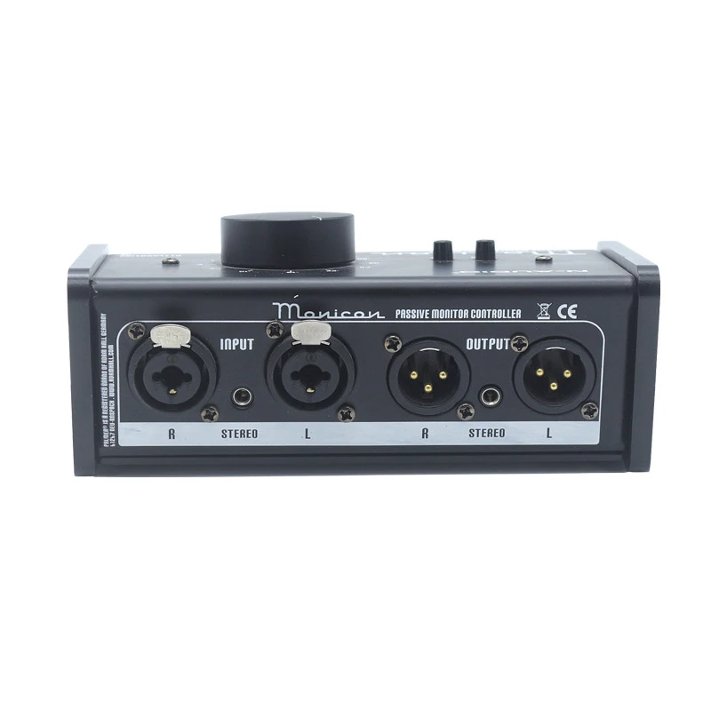 Пассивный аудиоконтроллер, монитор Ack / XLR, Комбинированный Стереоразъем, вход с возможностью отключения звука, Моно Суммирование Изображение 2