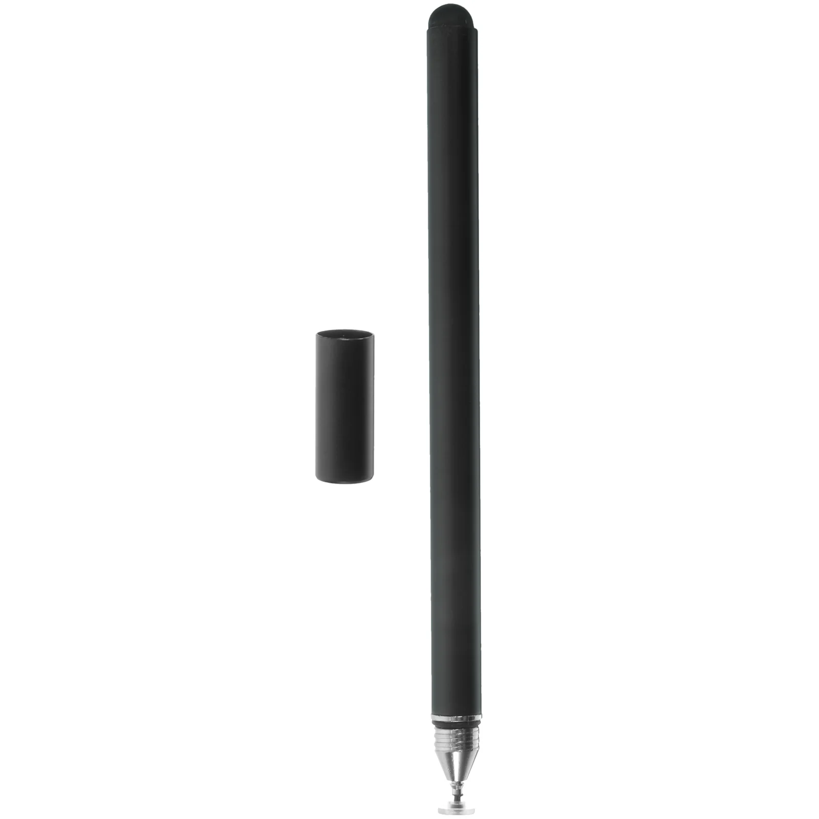 Противоаварийная Двуглавая Прозрачная присоска Емкостная ручка Универсальный стилус для планшета (черный) Платный Изображение 2