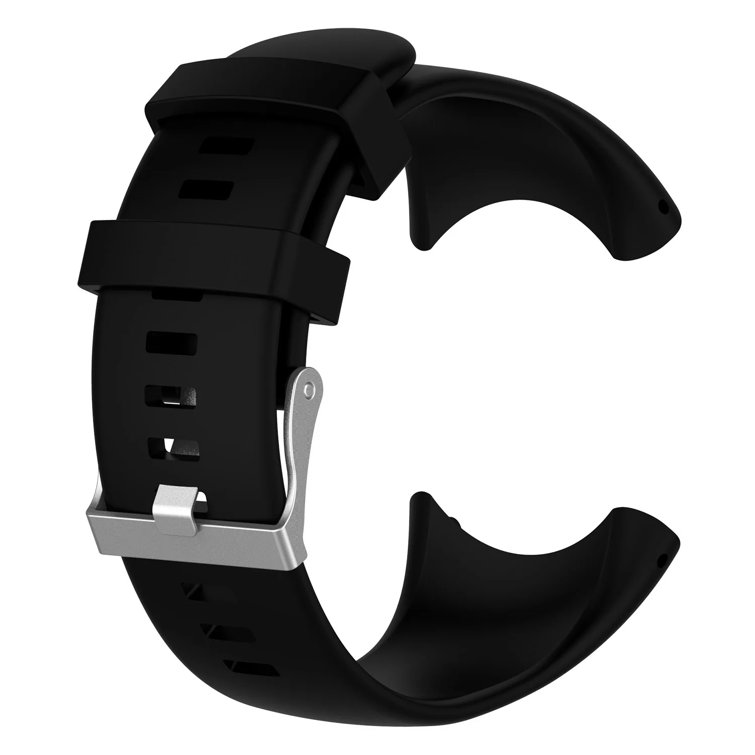 Сменный силиконовый ремешок для наручных часов Suunto Core All Black Спортивные часы Черный Изображение 2