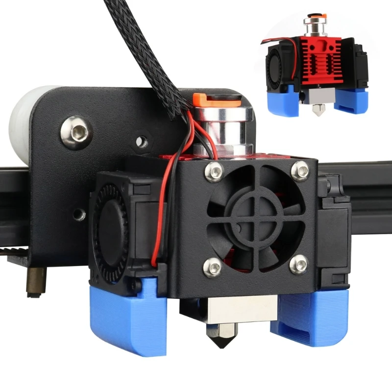 Экструдер для 3D-принтера Red Radiator для адаптеров V6 Hotend и CR10 Ender 3 Hotend Изображение 2