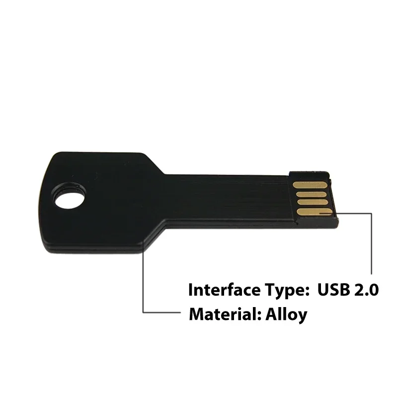 10 шт./лот пользовательский логотип USB Флэш-Накопитель Металлический Ключ Флешка 32g 16g Водонепроницаемый Флеш-Накопитель USB2.0 Memory Stick USB Flash Custom Metal Изображение 3