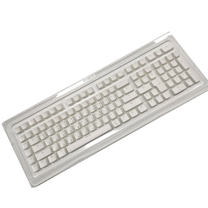 117 клавиш Корейские/ Русские двойные снимки PBT-пудинги с подсветкой Keycap OEM для механических клавиатур с подсветкой Изображение 3