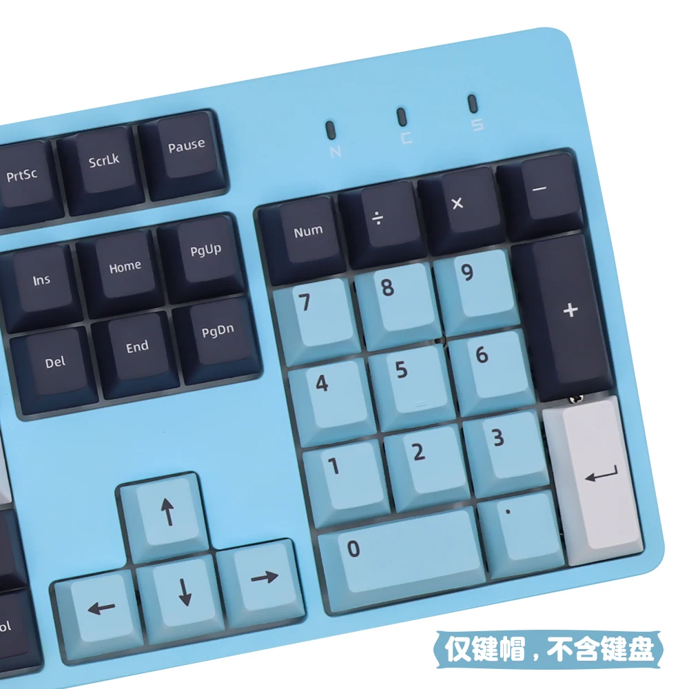 139 клавишная клавиатура Mizu Cherry оригинальной заводской высоты keycap PBT с термической сублимацией GMK 104 по индивидуальному заказу Изображение 3