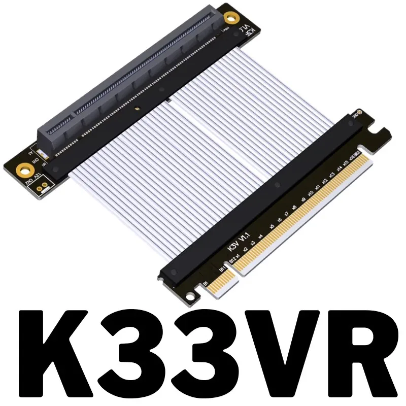 2023 ADT Совершенно Новый PCI Express 5.0 4.0 X16 Riser Cable RTX4090 Графическая Видеокарта GPU Extender Cable Gen5 16X для Игр на ПК ATX Изображение 3