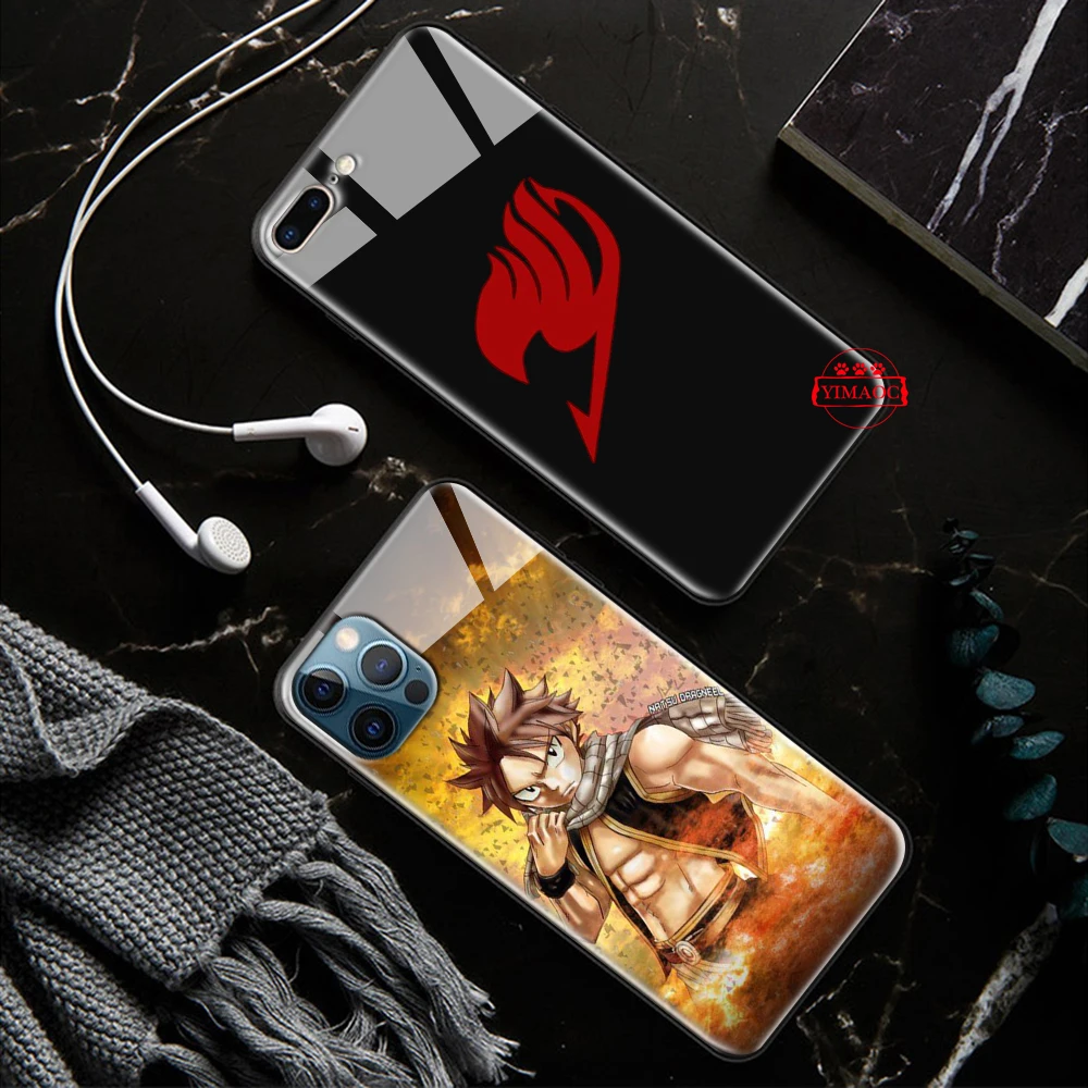 36 Вт крутой Аниме-Чехол Fairy Tail для iPhone 15 14 Plus 13 12 11 X XS XR Pro Max Mini 8 7 Plus Изображение 3