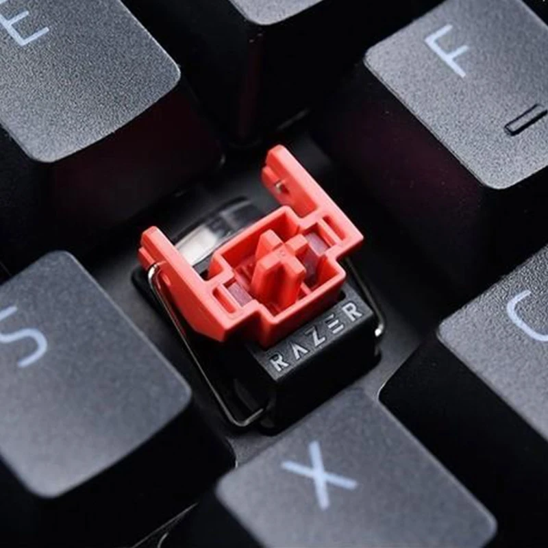 4шт красных оптических переключателей V2 Hot Swap Slient Liner Switch для игровой механической клавиатуры razer Huntsman Elite 24BB Изображение 3