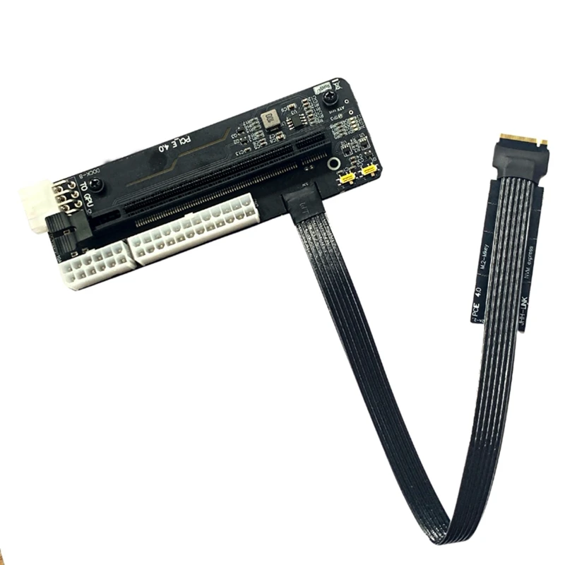 HOT-R43SG 4.0 Портативный ПК M.2 Key M Nvme Внешняя Видеокарта GPU Металлический Кронштейн Pcie 4.0 X4 Riser Adapter EGPU ITX STX Изображение 3