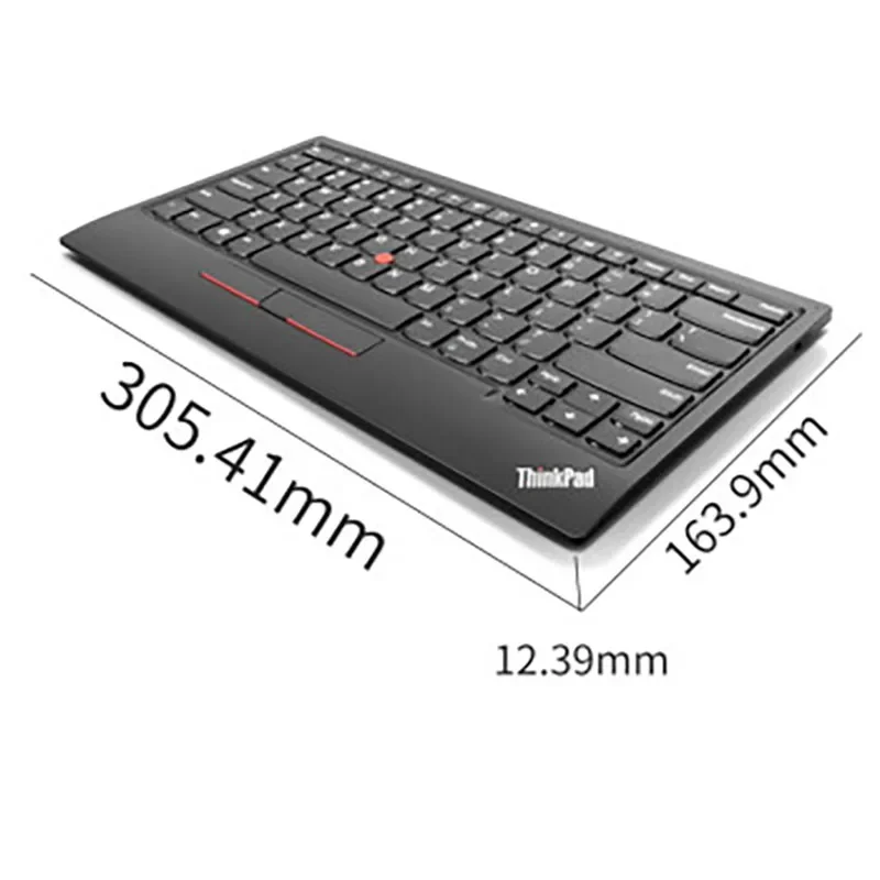 USB-флешка Lenovo ThinkPad Little Red Dot Беспроводная Bluetooth двухрежимная клавиатура 4Y40X49493 для компьютера, мобильного телефона, планшета. Изображение 3