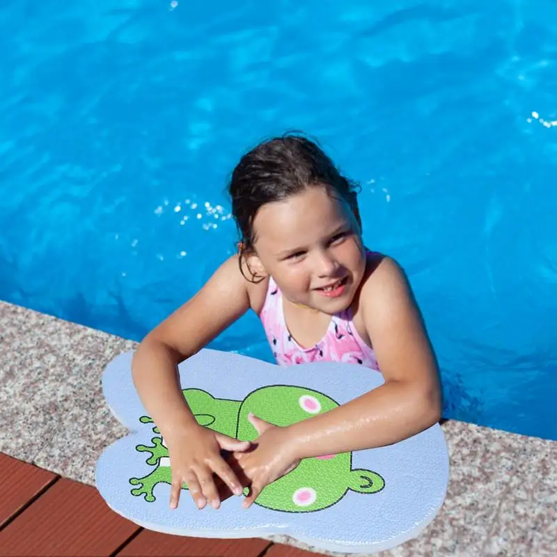 Кикборд для детей, доска для плавания в бассейне с милым животным рисунком, эргономичная для комфорта и производительности, улучшает положение при плавании Изображение 3