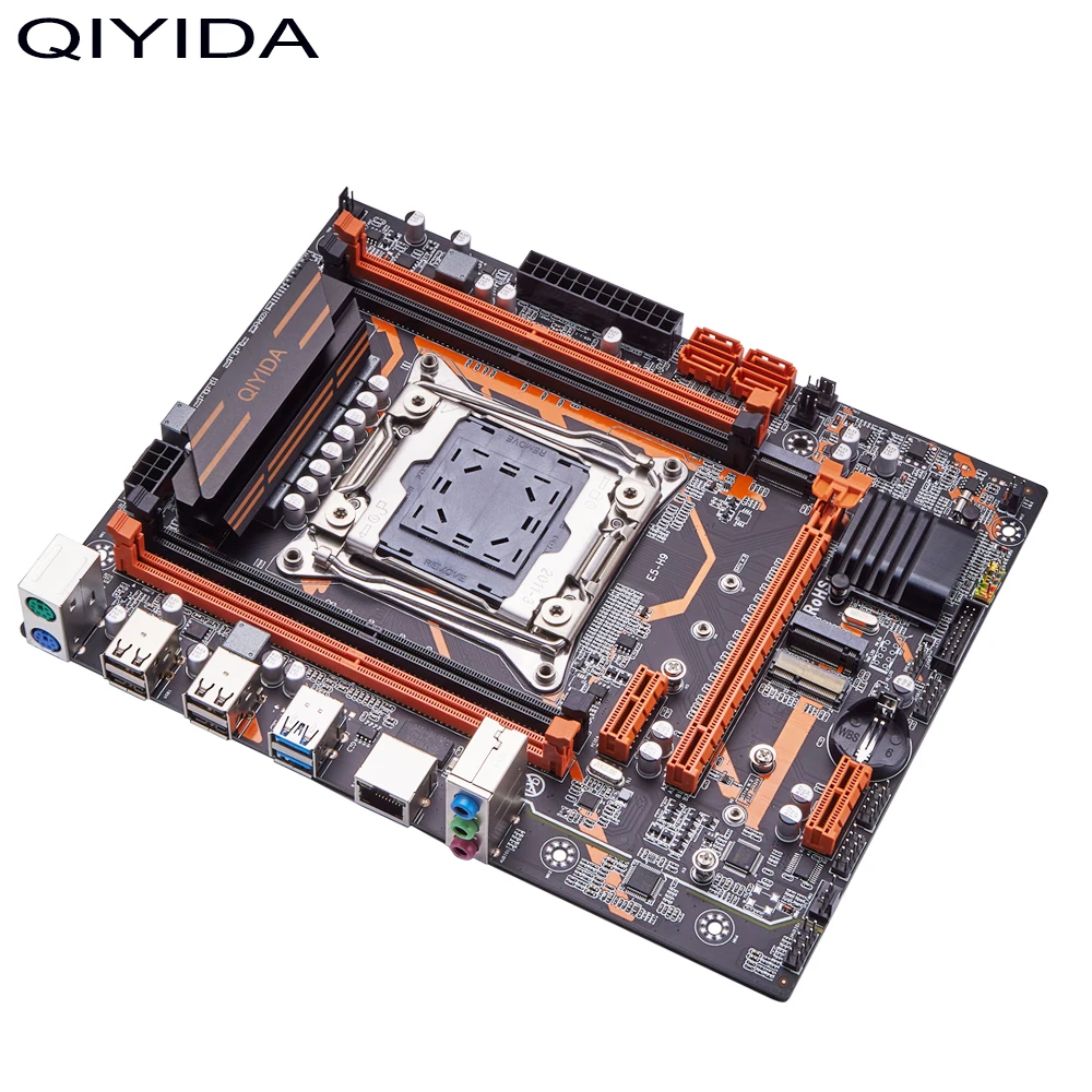 Комплект материнской платы Qiyida X99 LGA2011-3 E5 2620V3 2шт * 8 гб = 16 ГБ 3200 МГц DDR4 4 канала SATA 3.0 nvme M.2 Изображение 3