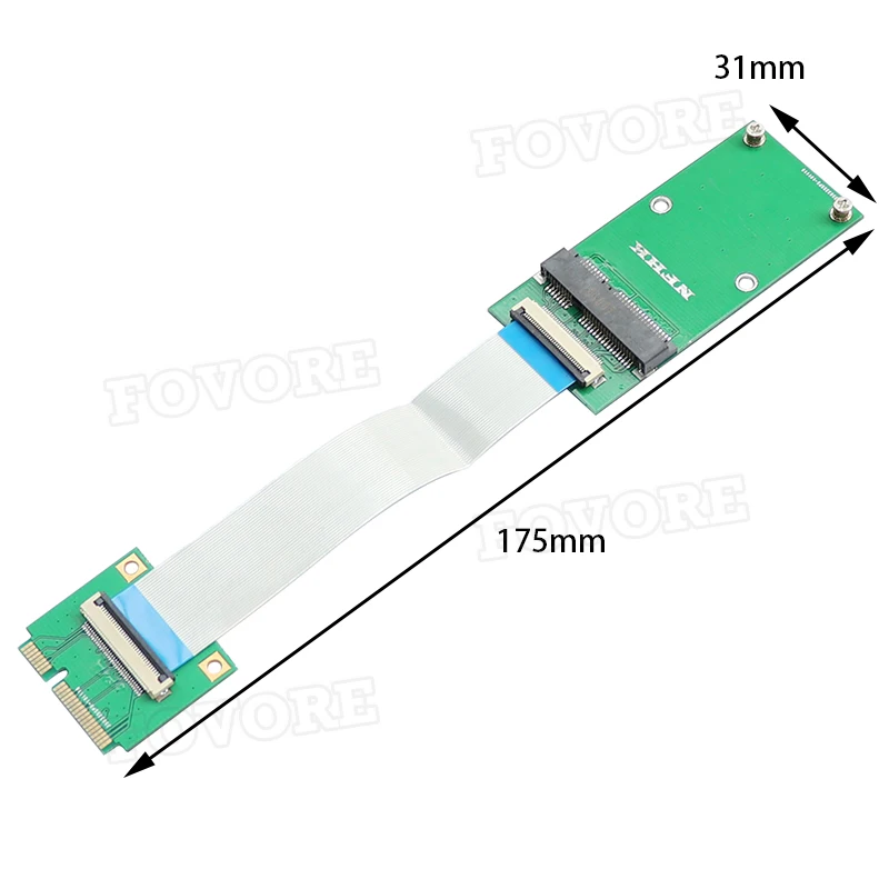 мини PCIe к mSATA SSD удлинительный кабель WiFi беспроводная сетевая карта к мини PCIe адаптер Удлинительный кабель для ноутбука Изображение 3