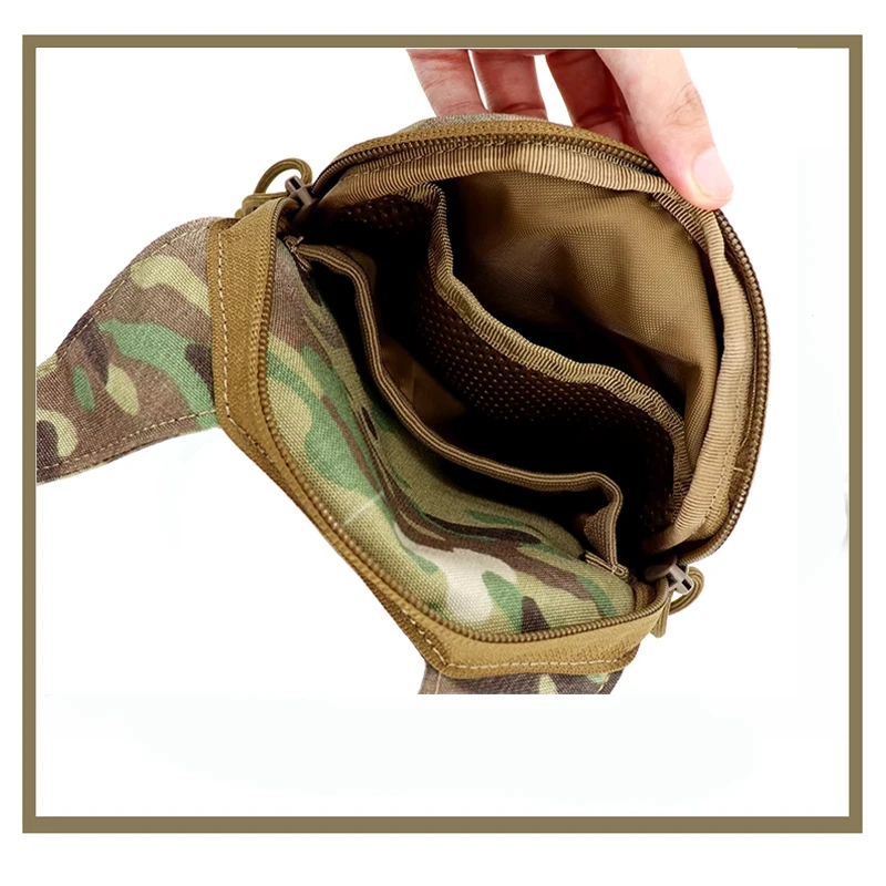 Простая сумка через плечо в стиле милитари, модная мини-сумка для хранения на открытом воздухе Изображение 3