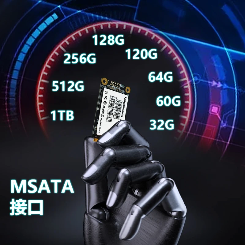 Рекламный Kingchuxing SSD MSATA SSD 2 ТБ Твердотельный Диск 1 ТБ 512 ГБ 256 ГБ 128 ГБ Жесткий Диск для Ноутбуков Ноутбук SSD Изображение 3