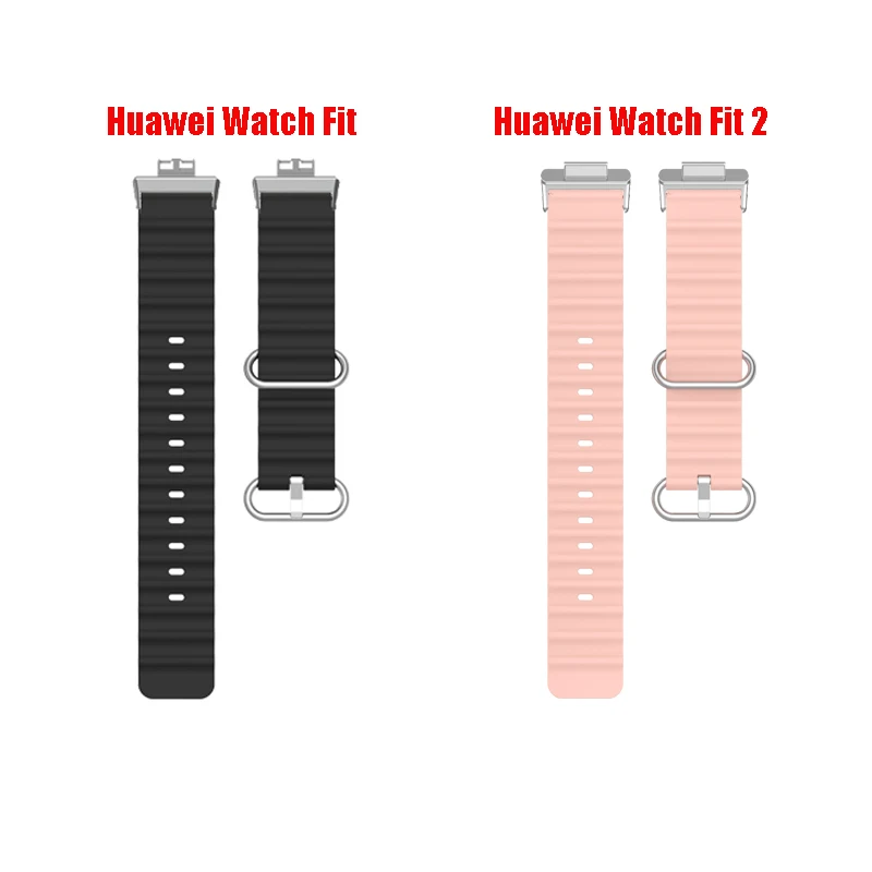 Ремешок для часов Ocean Силиконовый ремешок с разъемом для Huawei Watch Fit / Fit New / Fit 2 Изображение 3