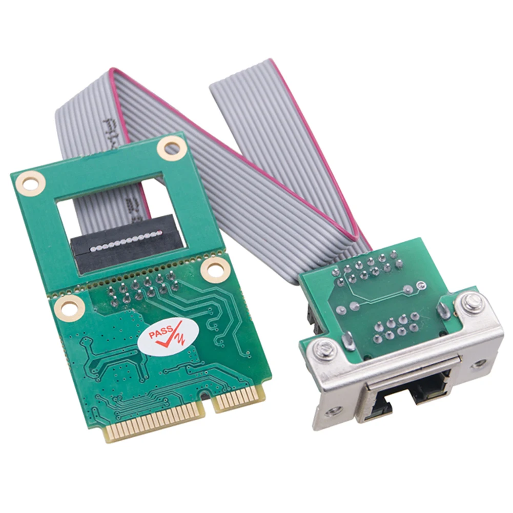 Сетевой адаптер Gigabit Ethernet RTL8111H Mini PCI Express Gigabit Ethernet Card 10/100/1000m LAN NIC Card для Настольных ПК Изображение 3