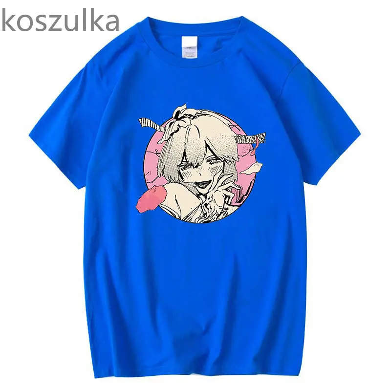 Футболка с аниме, Баскетбольная футболка с изображением манги, Оригинальная хлопковая мужская футболка с коротким рукавом, Женская летняя одежда для пар Изображение 3