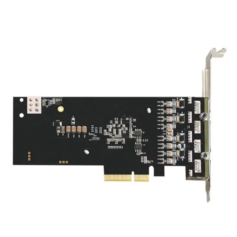 Чипсет Intel I350 PCIE Гигабитная 4-портовая сетевая карта POE I350-T4 проводная сетевая карта 4 сетевых порта PoE Ethernet адаптер Изображение 3