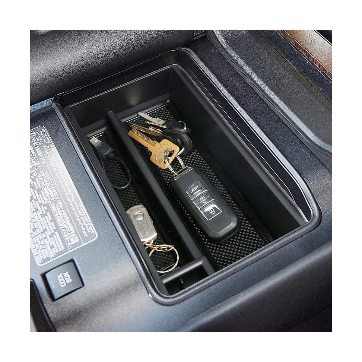 Ящик для хранения автомобильного подлокотника для Toyota Land Cruiser LC300 2022, аксессуары для центрального управления интерьером Изображение 3