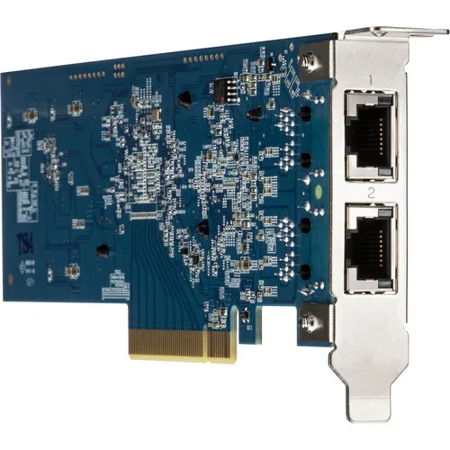 Synology E10G18-T2 Двухпортовая карта расширения PCIe со скоростью 10 Гбит/с, 2 порта Ethernet RJ45 со скоростью 10 Гбит/с для отдельных NAS-серверов Synology Изображение 4
