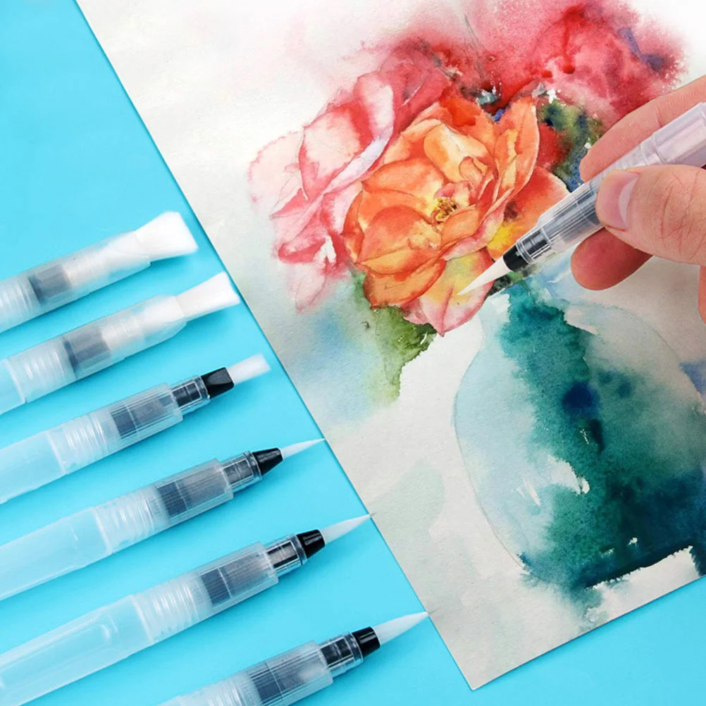Акварельные кисти, Водорастворимые цветные ручки, Акварельные кисти для рисования, ручки для рисования акварелью Изображение 4