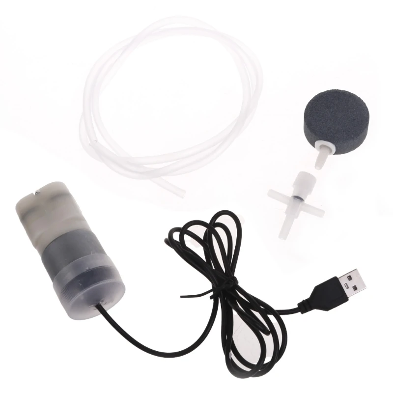 Аквариумные воздушные насосы USB-Оксигенатор для рыб Воздушный компрессор Mini Dropship Изображение 4