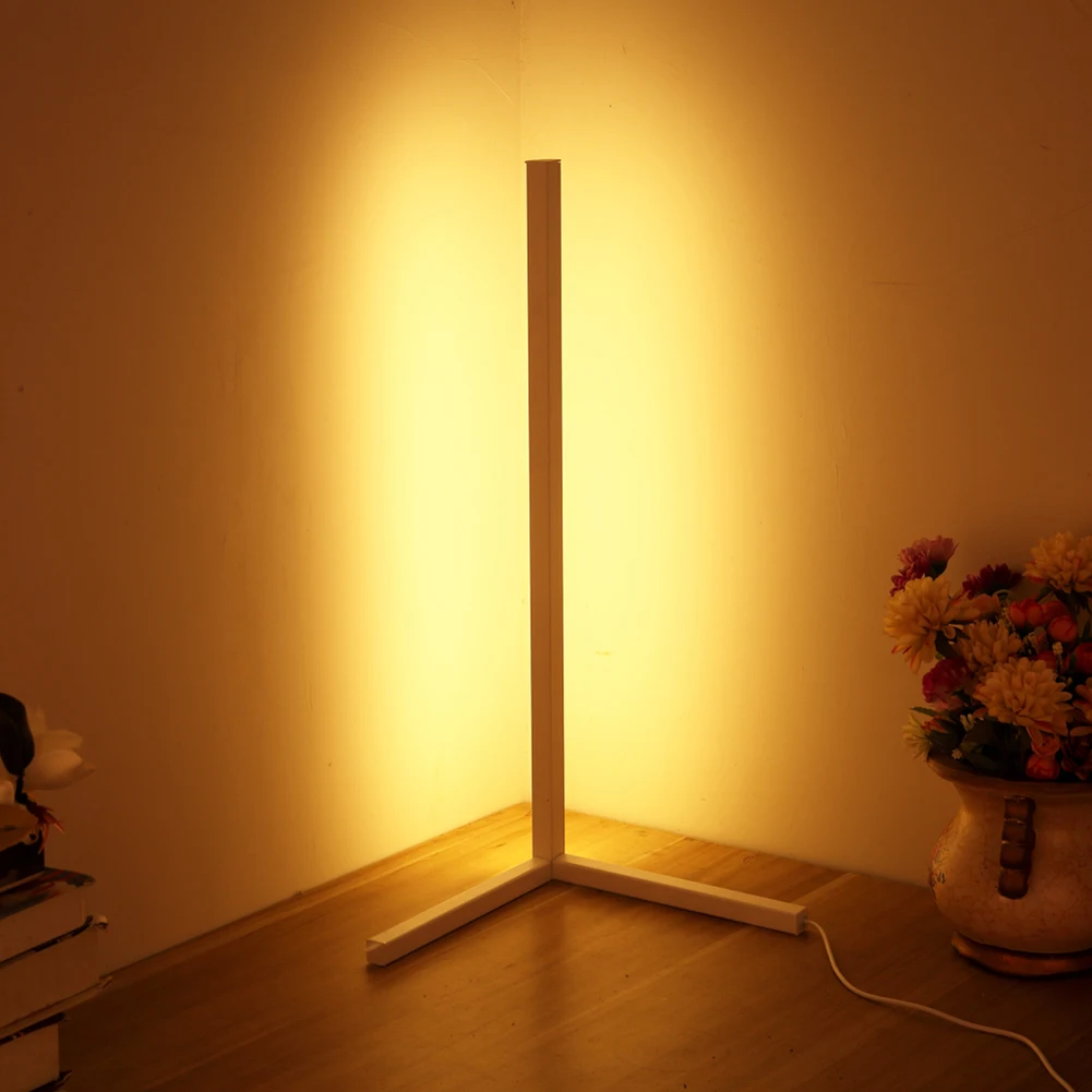 Атмосферные светильники, современная светодиодная угловая лампа, напольный светильник для спальни, гостиной Изображение 4