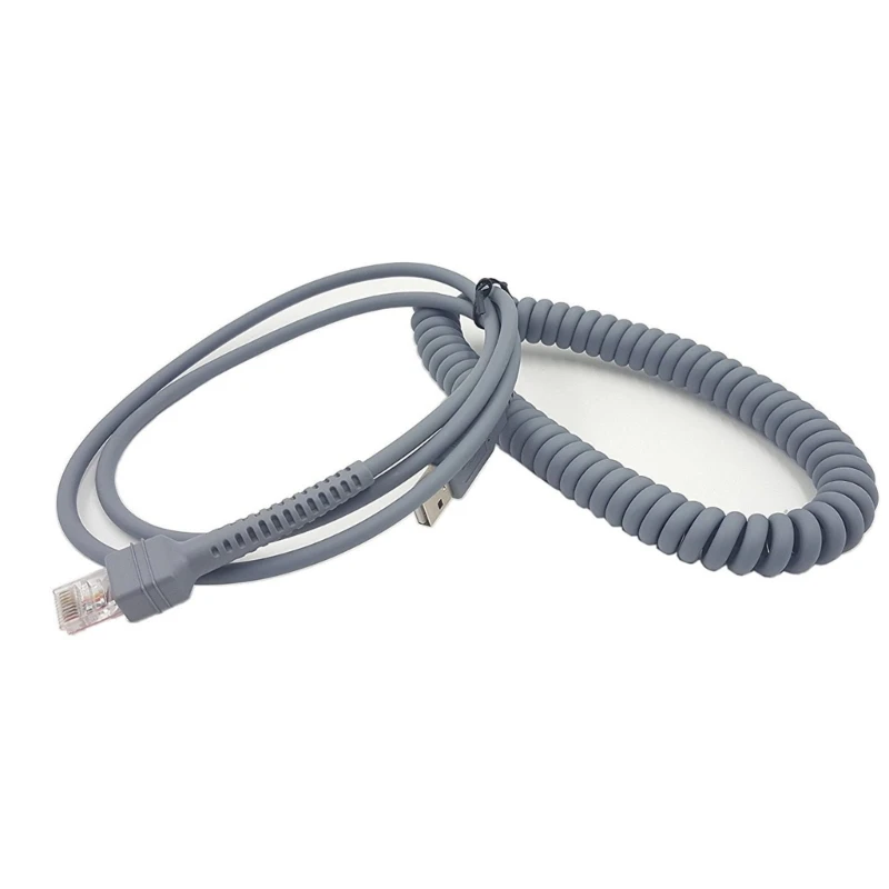 Гибкий 9-футовый USB-кабель для сканера штрих-кодов Symbol LS2208 LS2208AP LS1203 LS4208 Изображение 4