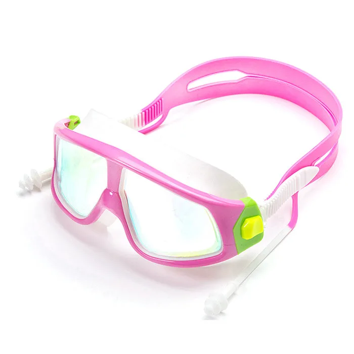 Детские очки для плавания для мальчиков и девочек, очки для плавания с защитой от запотевания, очки для плавания большого размера, детские очки для плавания с полным покрытием Изображение 4