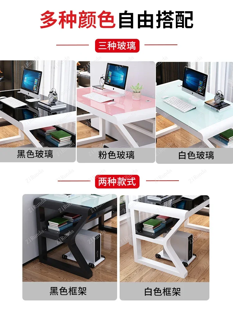 Компьютерный стол, рабочий стол, дом, простой современный офис, рабочий стол для студентов, спальня, письменный стол, простой стол для киберспорта Изображение 4