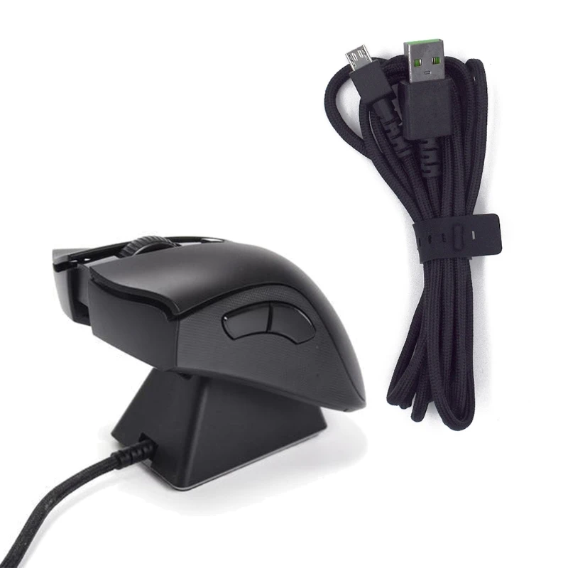 Линия USB-мышей, кабель USB-мыши длиной 2 м, запасные части для ремонта черного провода для игровой мыши Razer Изображение 4
