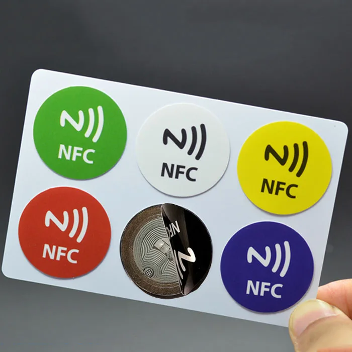 Наклейка NFC Ntag213 13,56 МГц NTAG 213 Универсальная Этикетка RFID-метка с памятью 144 байта Изображение 4