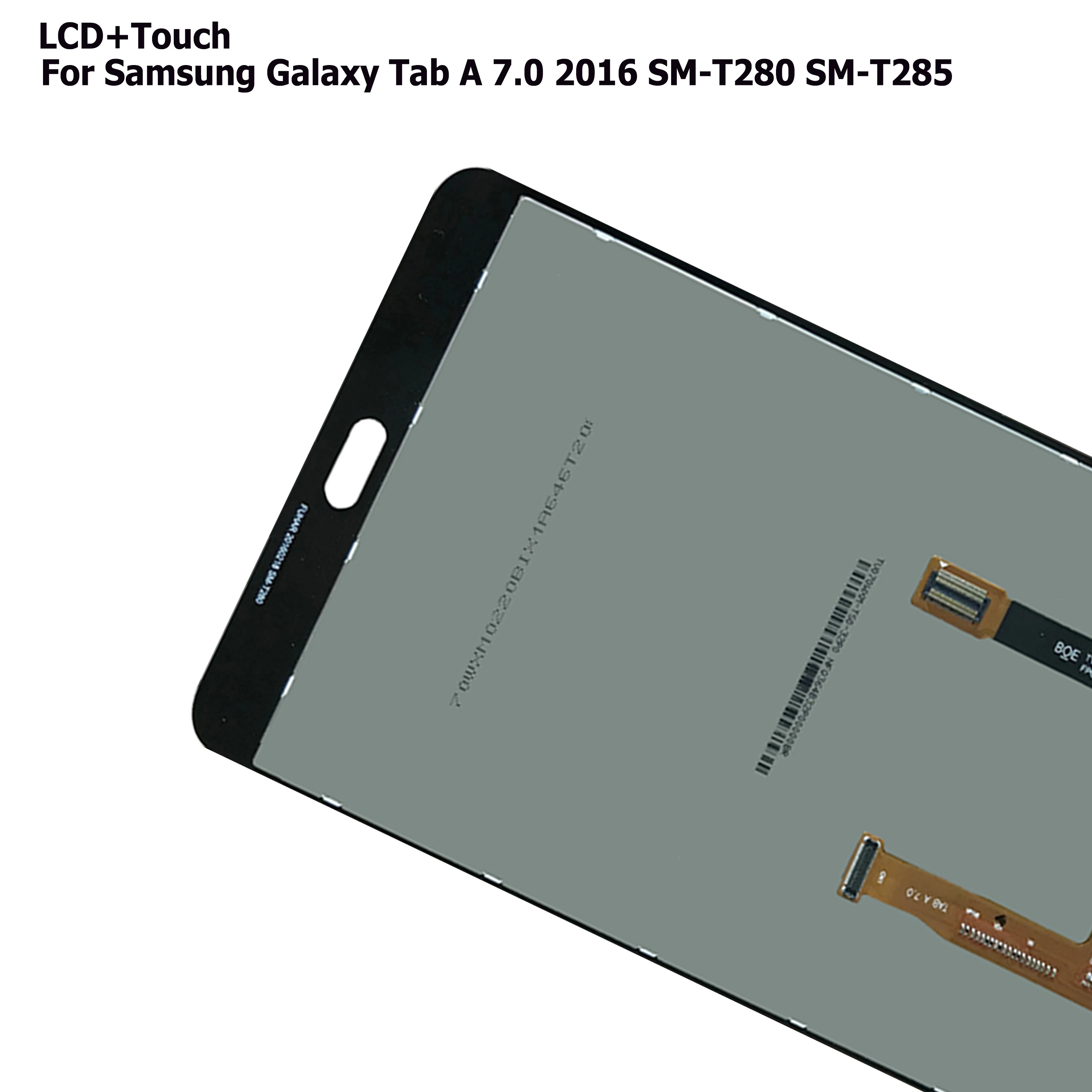 Оптовая продажа 5 шт. Для Samsung Galaxy Tab A 7.0 2016 SM-T280 SM-T285 T280 T285 WIFI 3G ЖК-дисплей С Сенсорным Экраном В сборе Заменить Изображение 4