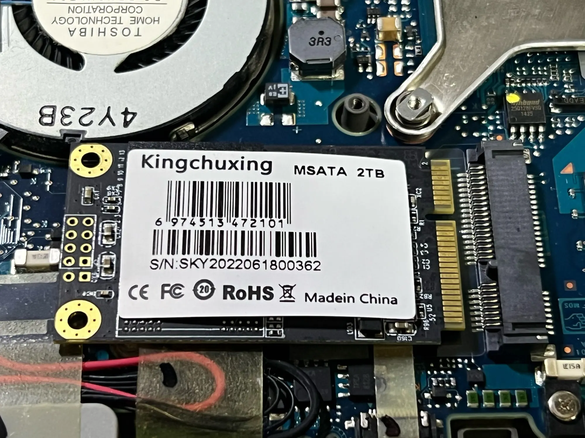 Рекламный Kingchuxing SSD MSATA SSD 2 ТБ Твердотельный Диск 1 ТБ 512 ГБ 256 ГБ 128 ГБ Жесткий Диск для Ноутбуков Ноутбук SSD Изображение 4