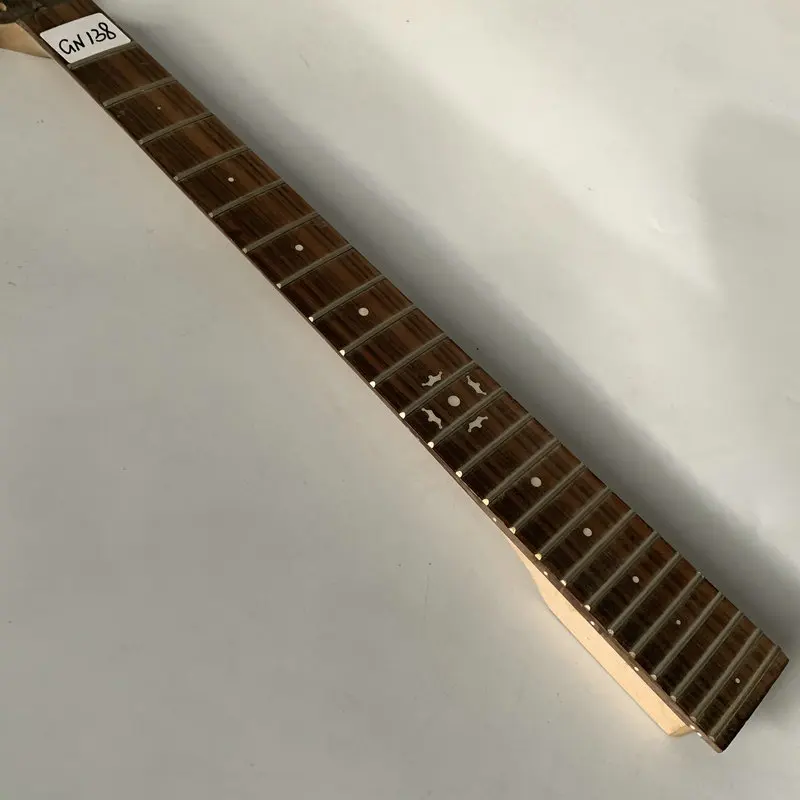 GN138 Незаконченная версия грифа электрогитары Floyd Rose из натурального и оригинального клена с палисандровыми 24 ладами для DIY Изображение 5